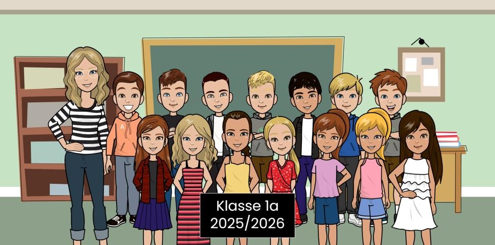 Klassenbild der Klasse 1a