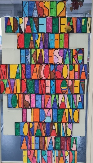 T�rschild der Klasse 2