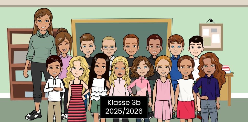 Klassenbild der Klasse 3b