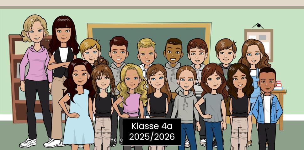 Klassenbild der Klasse 4a