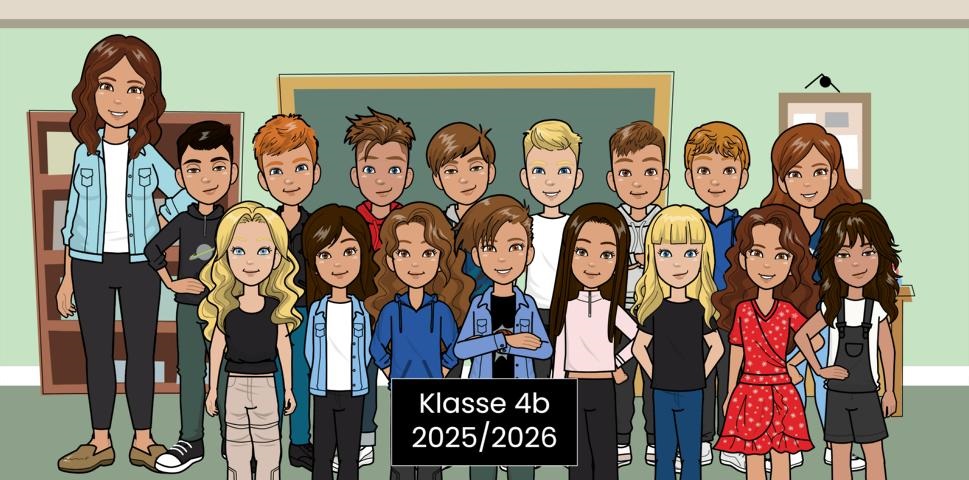 Klassenbild der Klasse 4b